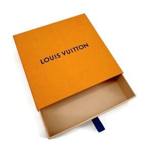 Louis Vuitton Square Orange‎ Drawer Gift Box 6.5”x6.5”